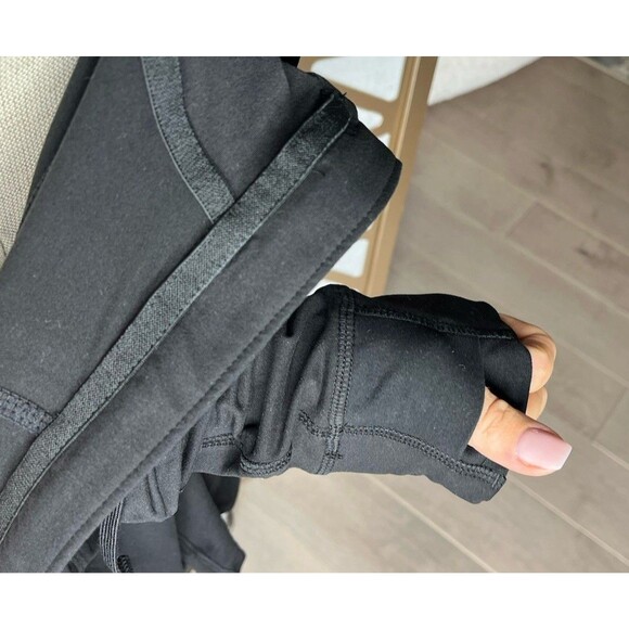 New Essential Bodywear EBW FIT Defined Hooded Yoga Jacket  Women Black M Medium - Picture 10 of 10